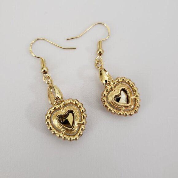 Jewelry Bundle Lot of 5 Green and Gold Tone Jewelry - Picture 3 of 12